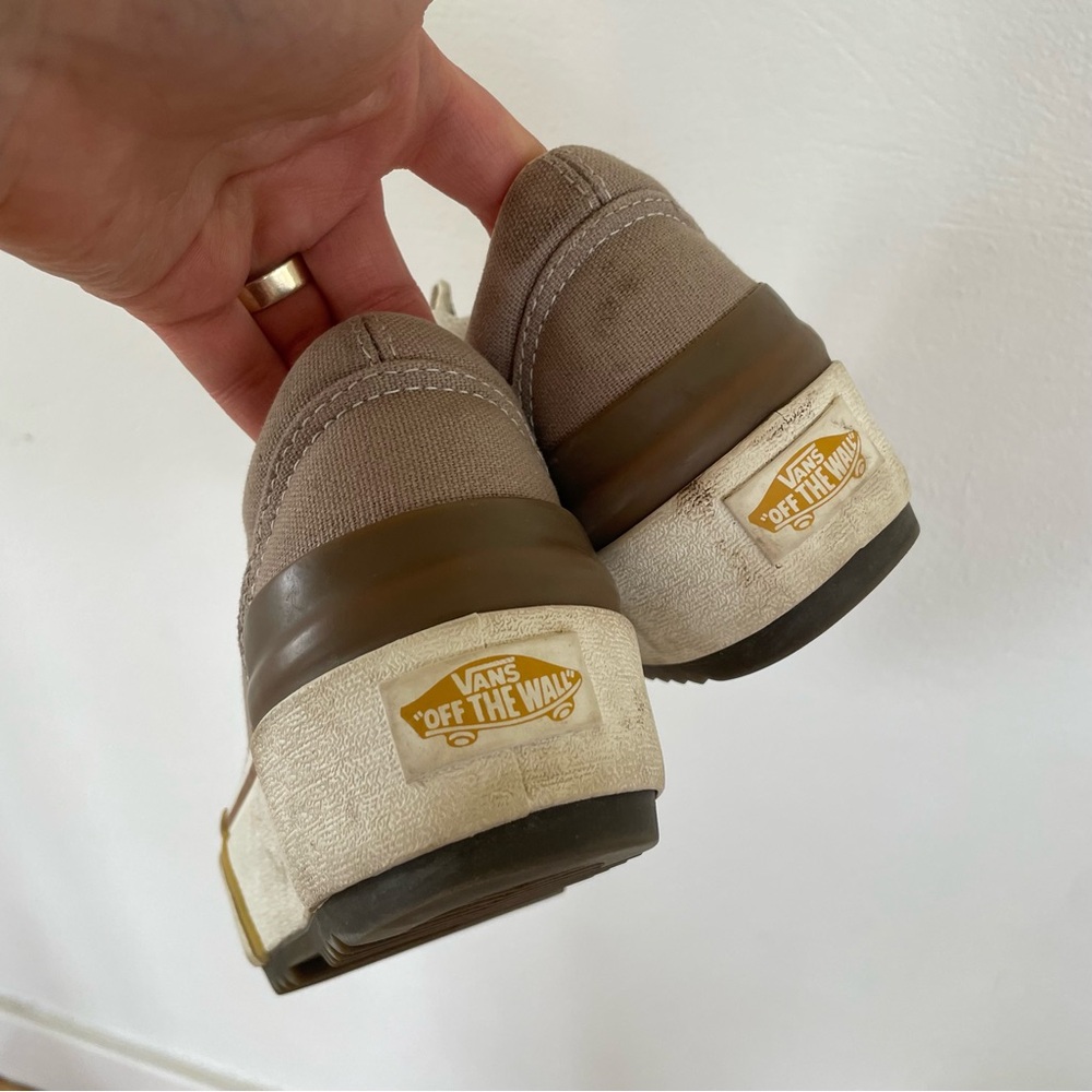 Vans Old Skool Platform neutral trainers - Picture 4 of 9